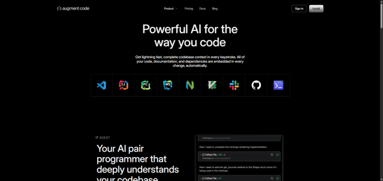 Product features augment code